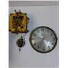 Image 2 : Waterbury Vintage Wall Clock w/Spare Parts - 12" x 8" x 3.5" - As Is