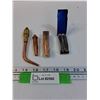 Image 1 : (3) Copper Torch Tips & Mastercraft Tip Cleaner Tool