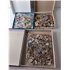 Image 2 : (3) Puzzles- Crystals, Road Trip U.S.A., The Clothing Emporium - COMPLETE