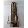 Image 2 : Tile Cutter & (4) Garden Fence Posts 29.5" Tall  -  PICK UP