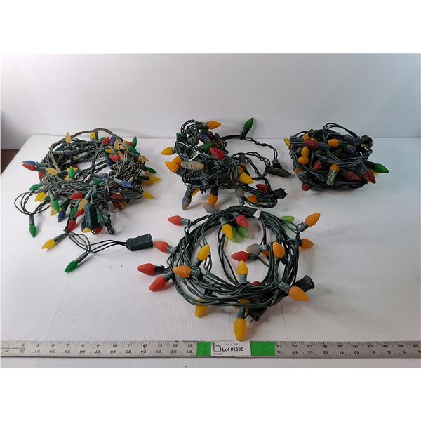 (4) Strands of Christmas Lights- Working