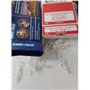 Image 3 : (4) Strands of Christmas Lights & (2) Boxes of Light Clips