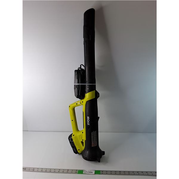 Ryobi Leafblower, Charger & Battery- Powers On  -  PICK UP