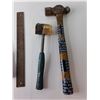 Image 2 : Tool Lot- File, Rubber Mallet, 12 Inch Crescent Wrench, Misc.
