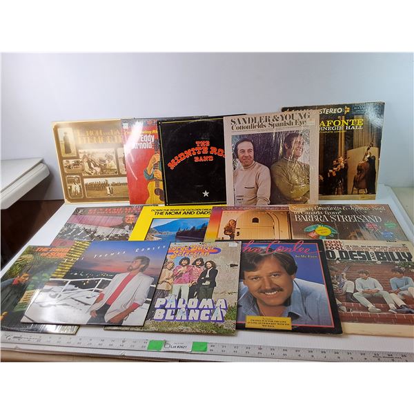 (15) Records- Belafonte, Barbara Streisand, The Moms and Dads, Misc.