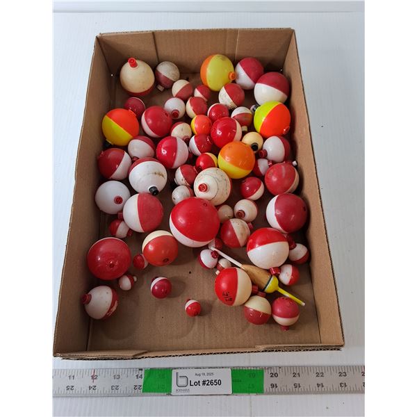 Lot of Fishing Bobbers