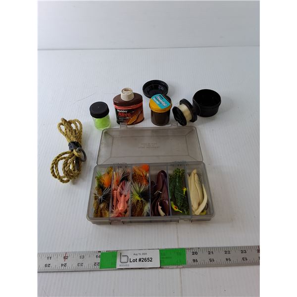 Fish Slime, Hooks, Bait, Misc.