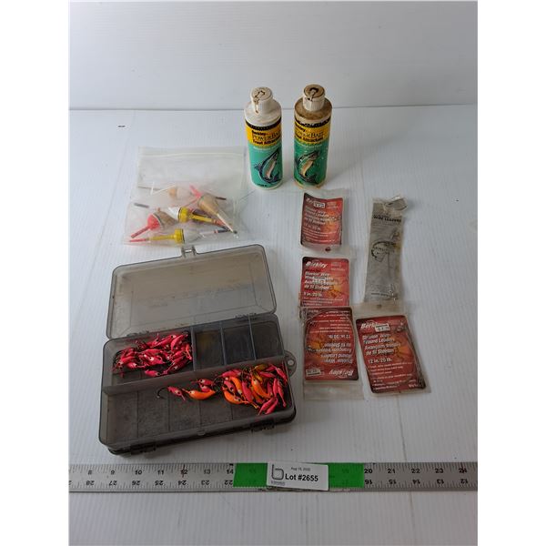 Fish Hooks, Bait, Leaders, Bobs