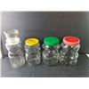 Image 3 : (8) Glass Storage Jars-Teddy Bears, Mario, Peanut Up to 9.5" Tall