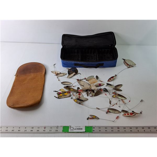 (2) Pouches/Storage Bags, Fishing Leads