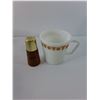 Image 2 : (17) Pyrex Mugs & Wooden Pepper Shaker