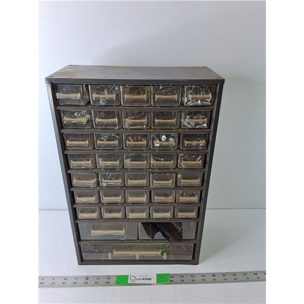 Metal Storage Compartment with Screws  12" x 5.5" x 18"  -  PICK UP