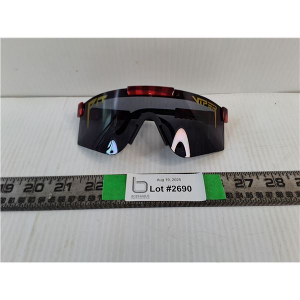 Great Condition Red Plaid Pit Viper Sunglasses
