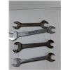 Image 3 : (4) Open End Wrenches - As Is