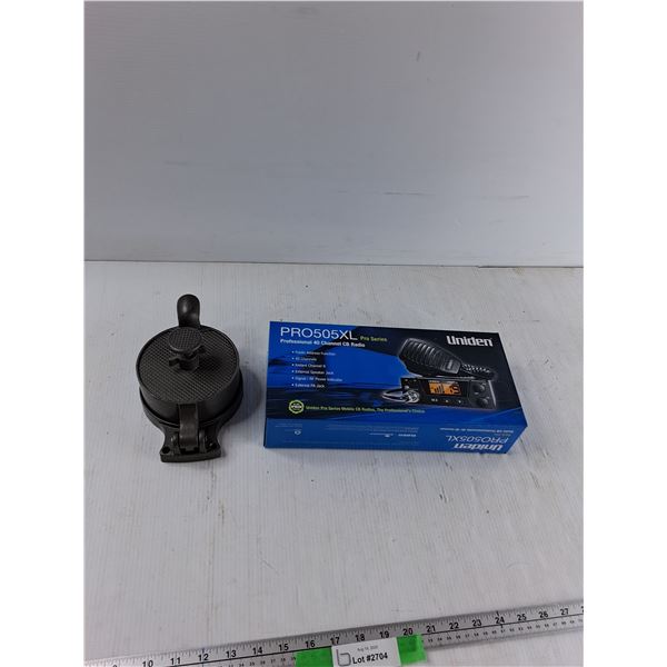 Burger Press, Uniden 40 Channel CB Radio - As Is