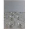 Image 7 : (8) Glass Bowls, (8) Dessert Bowls - As Is