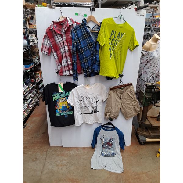 Kids T Shirts, Shirts and Cargo Shorts - Size L