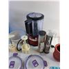 Image 5 : Kitchen Aid Blender - As Is, Cookie Cutters, Silicone Mold, Ceramic Bowl, Creamer and Misc