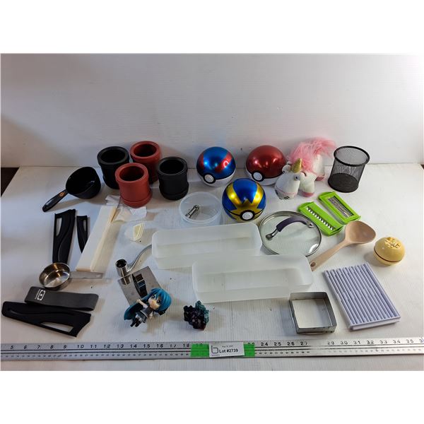 Kids Toys, Pokémon Balls and Kitchen Items