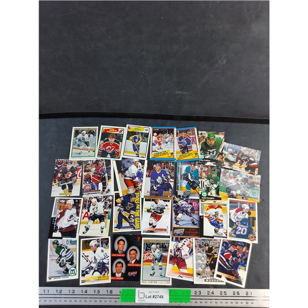Various Trading Hockey Cards - Score, O Pee Chee and Premier Hockey, Authenticity Not Guaranteed