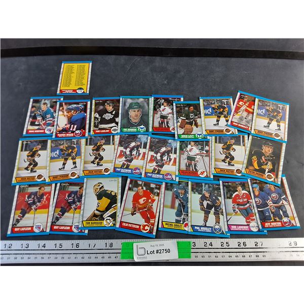 Various Hockey Team O Pee Chee Trading Hockey Cards - Authenticity Not Guaranteed