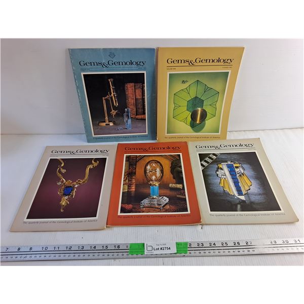 Vintage Gems & Gemology Magazines