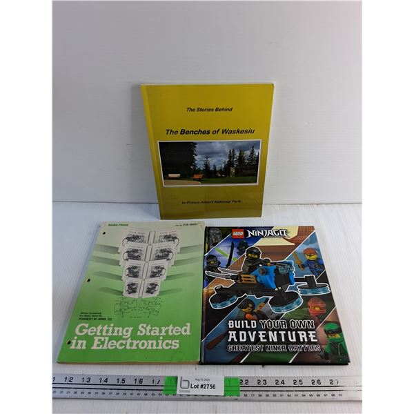 Books - Lego Ninjago, Radio Shack and The Benches of Waskesiu