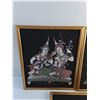 Image 3 : (3) Framed Asian Embroidery Wall Art 11" x 12"
