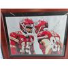 Image 2 : 21" x 17" Framed Kansas City Chiefs - Mahomes & Kelce Print
