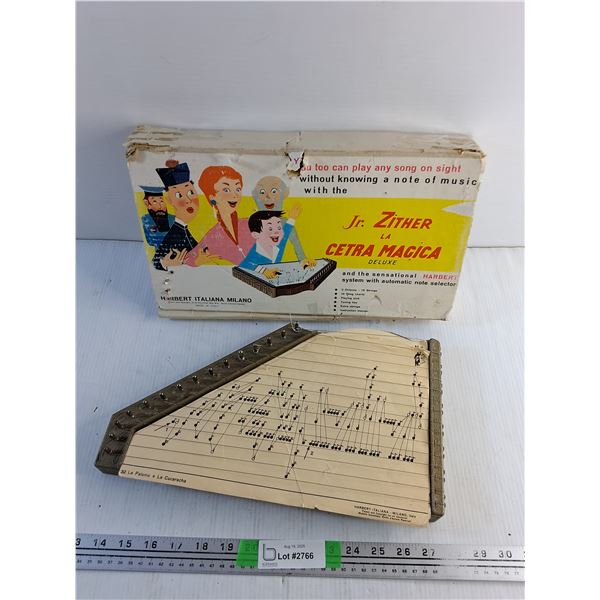 Herbert Italiana Milano Jr Zither System with Automatic Note Selector