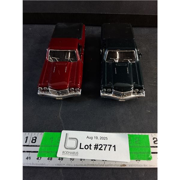 (2)1970 SS 454 El Camino 1:38 Superior Die Cast Models