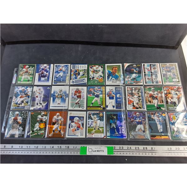 Peyton Manning Football Trading Cards