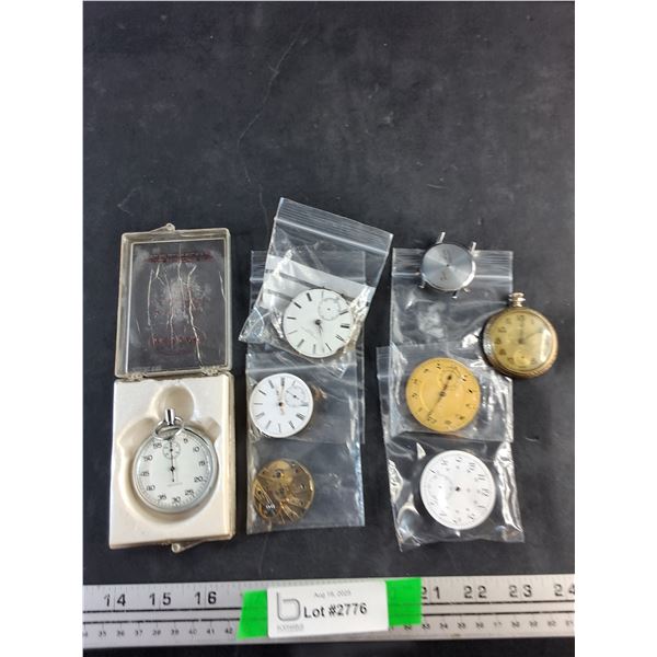 8 Misc P/W and Movements for Watch Parts/Repair