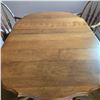 Image 4 : Dining Room Table with 4 Chairs and 2 Leaves  -  PICK UP ONLY