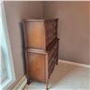 Image 2 : 2-Tiered Dresser (one piece) with 6 Drawers-38"l x 20"w x 52"t  -  PICK UP ONLY