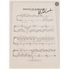 Image 1 : Batman, The (2022) - Sheet Music Signed by M. Giacchino! (Rare!)