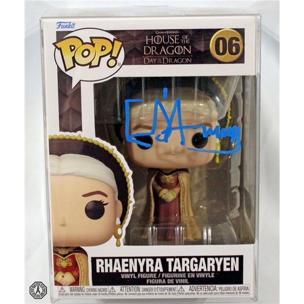 House of the Dragon Rhaenyra Pop Signed by Emma D'Arcy! (Rare)