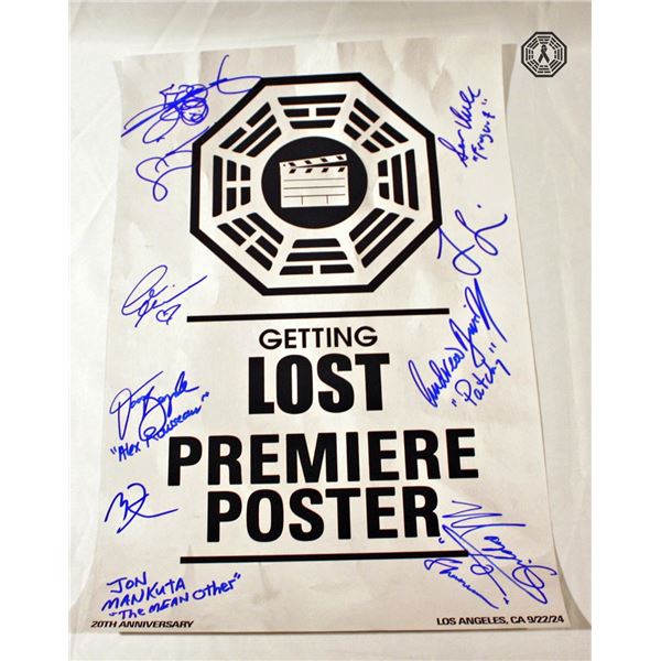 LOST Getting LOST Documentary Premiere Poster Signed by 9!