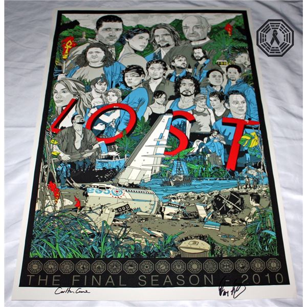 LOST Poster: Final Season, Signed by Damon and Carlton (Very Rare!)
