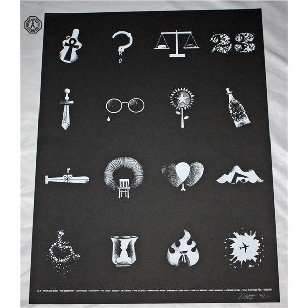 LOST Poster: Season 6 Icons (Limited Edition; Very Rare)