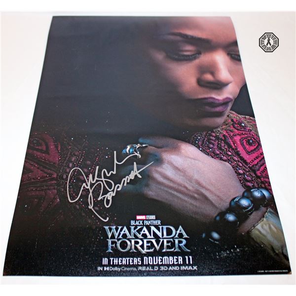 Marvel Black Panther Wakanda Forever Photo Poster Signed by Angela Bassett!