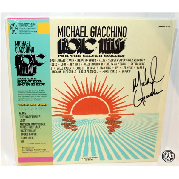Michael Giacchino: Exotic Themes for the Silver Screen Double LP, Signed by MG