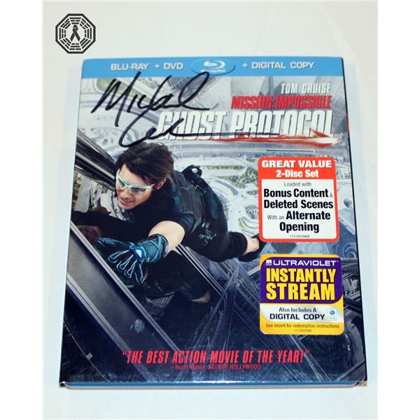 Mission Impossible Ghost Protocol Blu-ray Signed by Composer Michael Giacchino