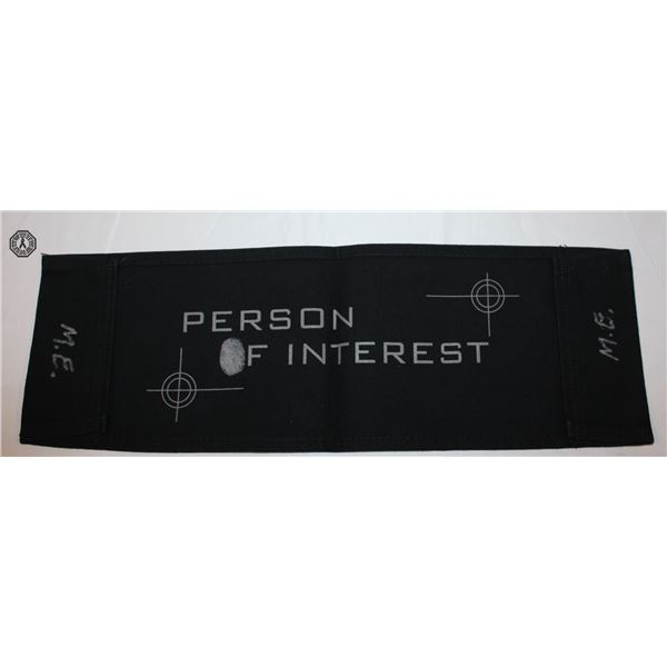Person of Interest M. Emerson's Signed On-Set Chairback! (Rare)