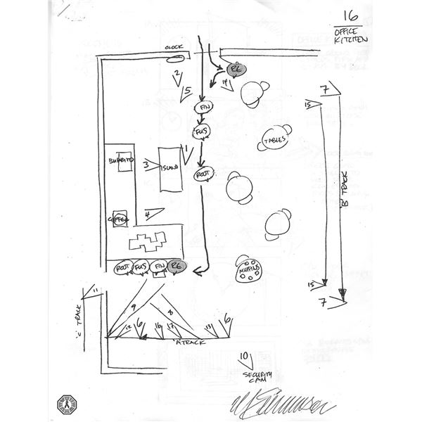 Person of Interest Storyboards, Signed by Michael Emerson! (Rare)