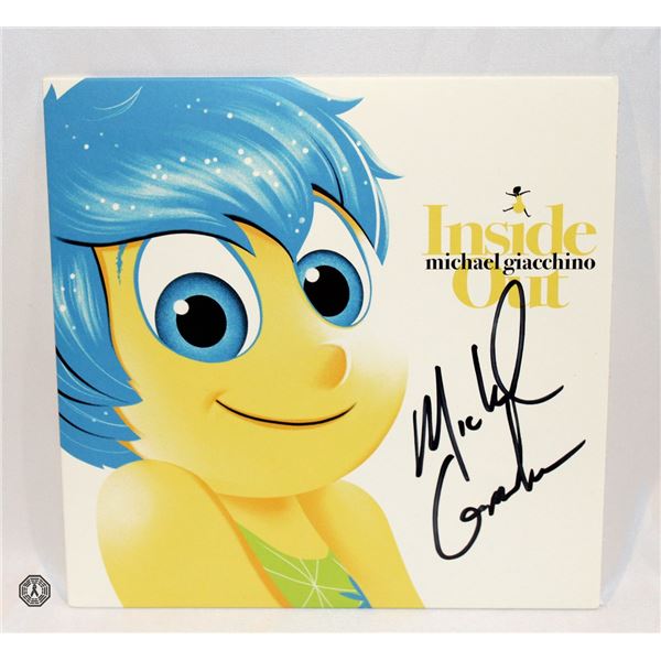 Pixar Inside Out 7" Vinyl Signed by M. Giacchino! (Rare)