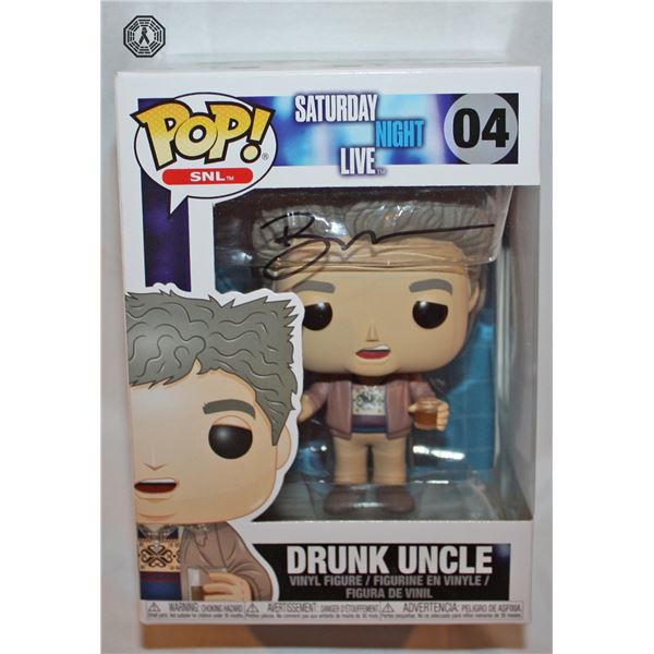 Saturday Night Live Drunk Uncle Pop Signed by Bobby Moynihan!