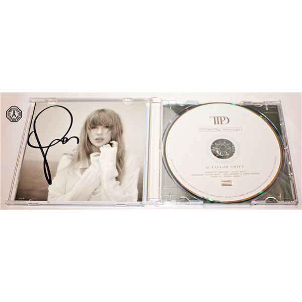 Taylor Swift TTPD Cardigan, Hat and Signed CD