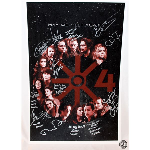 The 100 Conageddon 2024 Poster Signed by 14 Cast! (Very Rare)