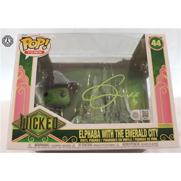 Wicked Elphaba Funko Pop Town Signed by Cynthia Erivo! (VERY Rare)